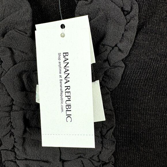 Banana Republic Cardigan Women's Extra Small Brown Extra Fine Merino Wool - Picture 4 of 10